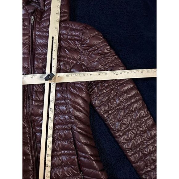 Patagonia Women’s Fiona Down Puffer Maroon Sz Small B27 - Picture 10 of 15
